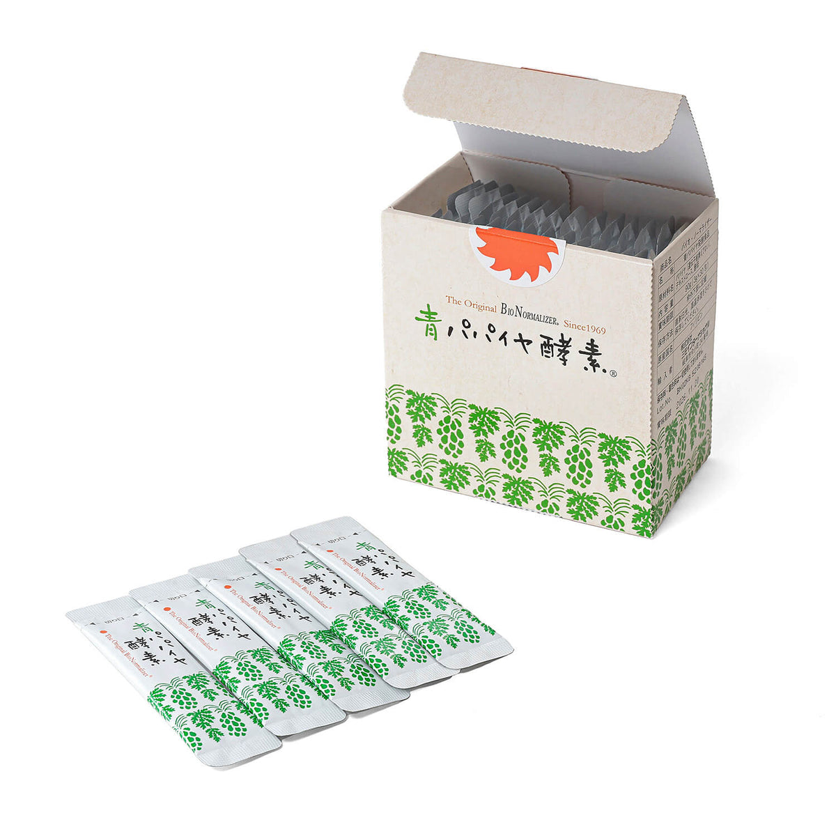 【バイオ・ノーマライザー】青パパイヤ酵素 顆粒タイプ 90g （3g✖️30包）